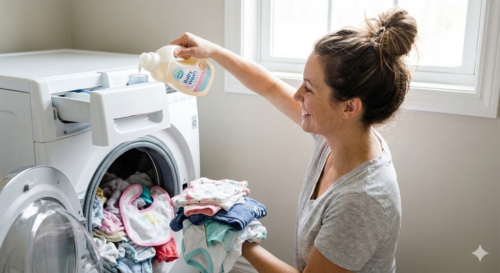 วิธีซักผ้าเด็กรวมกับผู้ใหญ่ให้ปลอดภัย ต้องใช้น้ำยาซักผ้าเด็ก