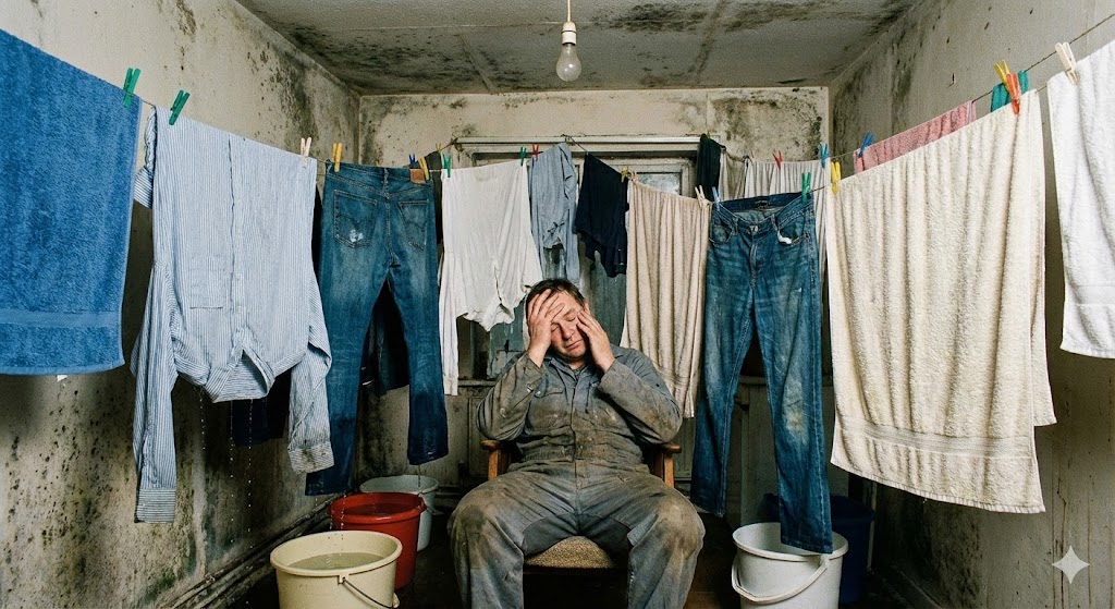 ปัญหาตากผ้าในร่ม ผ้าไม่แห้งและมีกลิ่นเหม็นอับชื้น