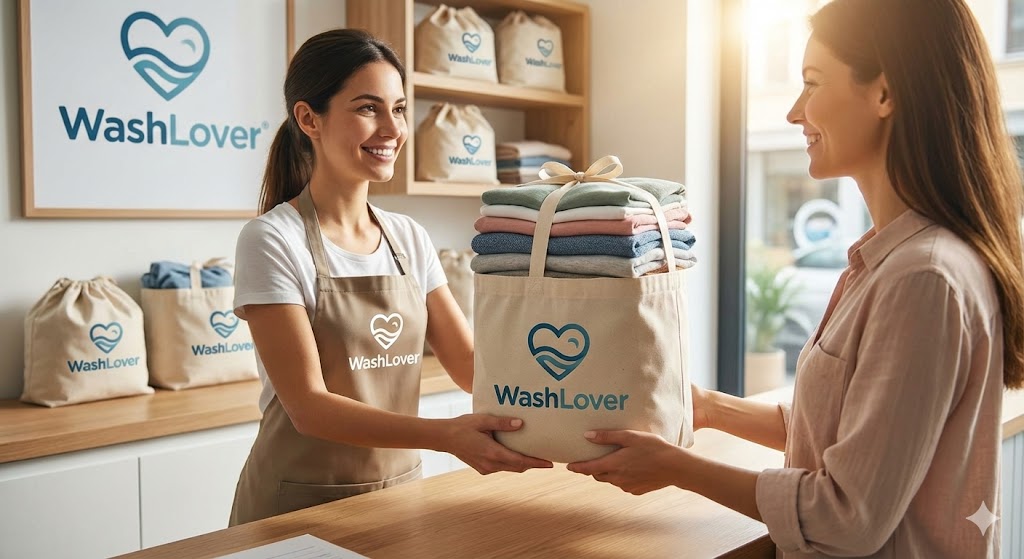 บริการรับส่งและพับผ้าฟรีจากร้านสะดวกซัก WashLover